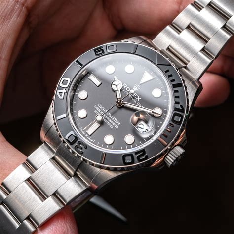 rolex titanium yacht master 2023.